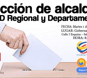 Elección de Alcaldes OCAD Regional y Departamental