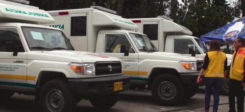 Entrega de ambulancias