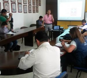 Rueda prensa sanción trasporte asistencial en Popayán