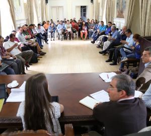Reunión Mesa Campesina del Cauca 